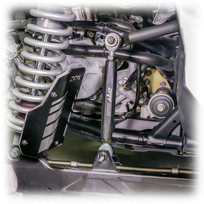 DRT RZR Polaris Pro XP Billet Aluminum Hex Bar Adjustable Sway Bar Link Kit, Rear (M10)