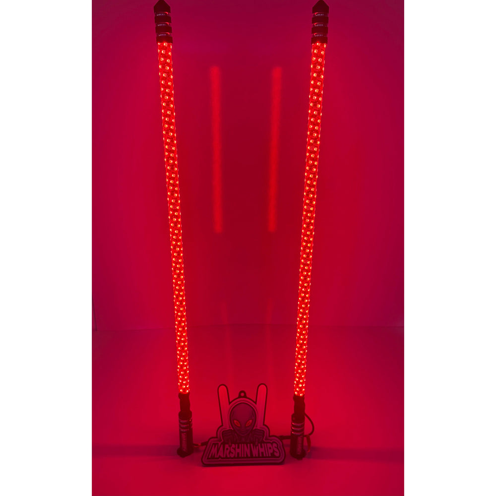 RGBW Whips Multi Color with Brake and Turn Signals