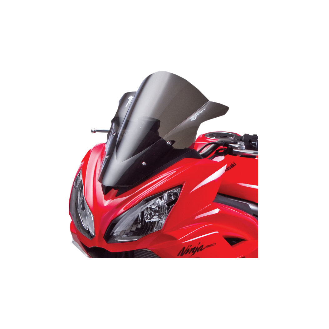 ZERO GRAVITY Double Bubble Windscreen - Light Smoke - Ninja 650 16-207-02