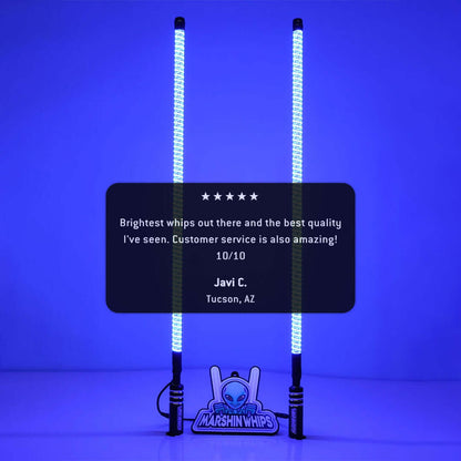 Marshin Whips V2 Black Out Whips: The Ultimate Stealth Set