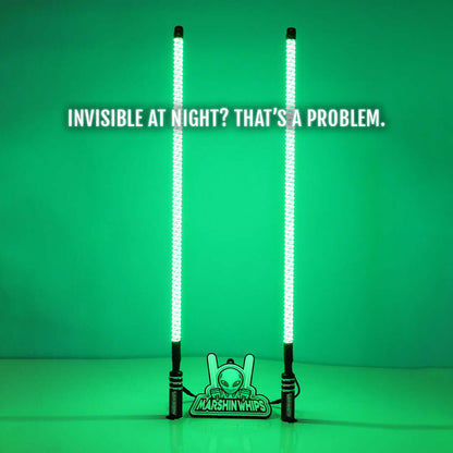 Marshin Whips V2 Black Out Whips: The Ultimate Stealth Set