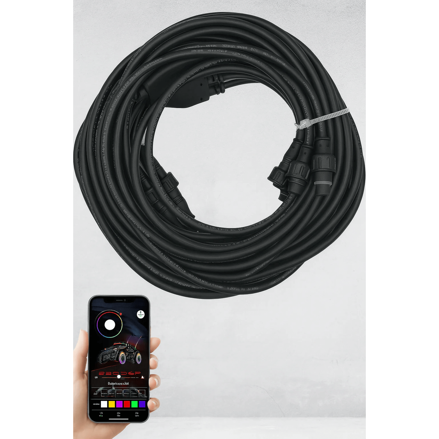 Marshin Whips Rosewell X-2 Billet Rocklights x8 (Kit)