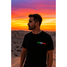 Marshin Whips Green, White and Red Logo T-Shirt