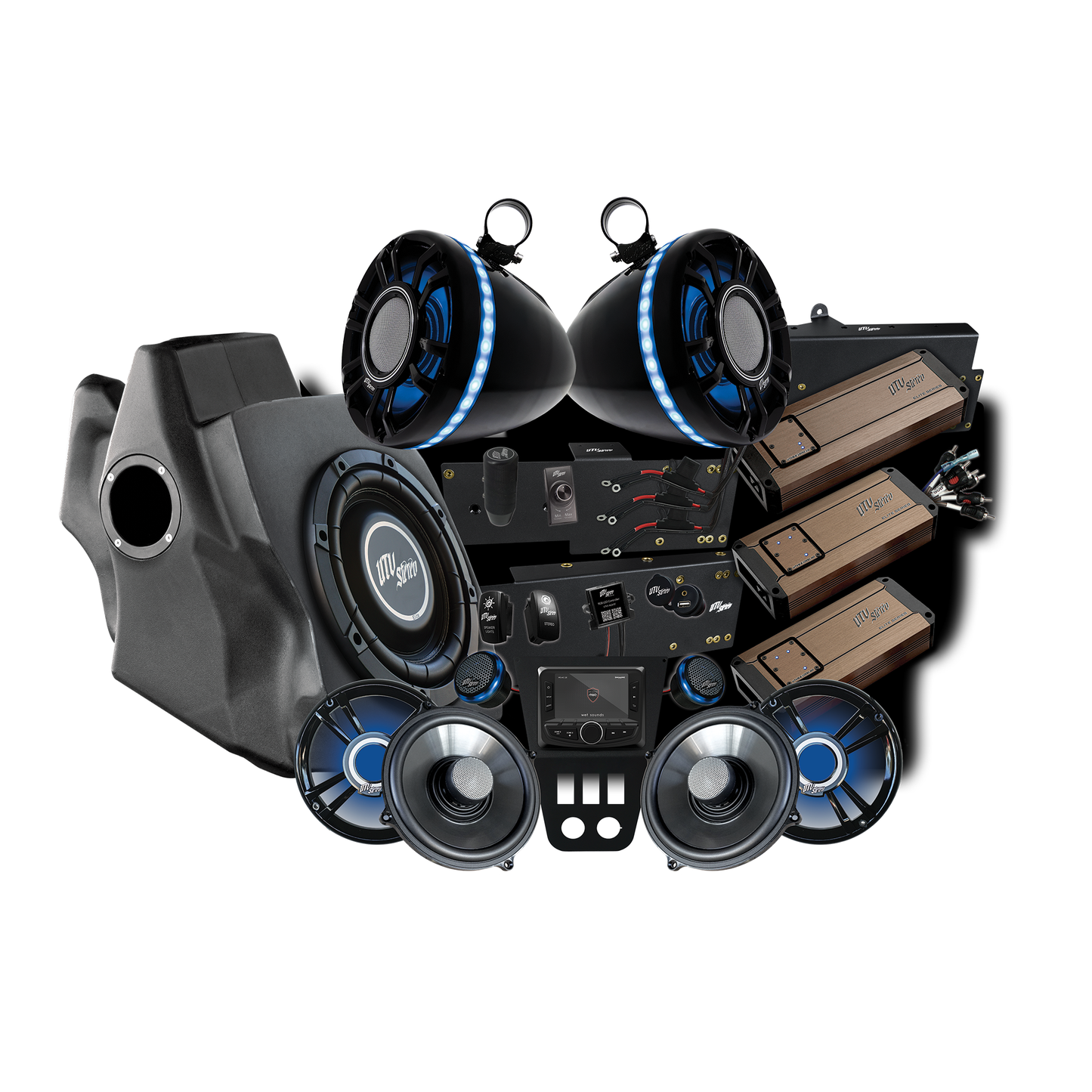 RZR® Pro Series Elite Stage 8 Stereo Kit | UTVS-PRO-S8-E