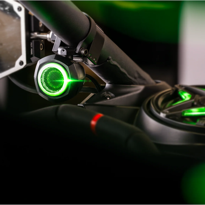 SSV Works Universal 1" Cage-Pod Tweeters w/RGB Ring for UTV Audio Systems
