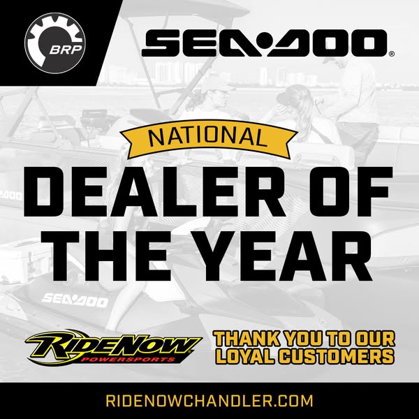 Sea-Doo Dealer of the year award for RideNow Chandler