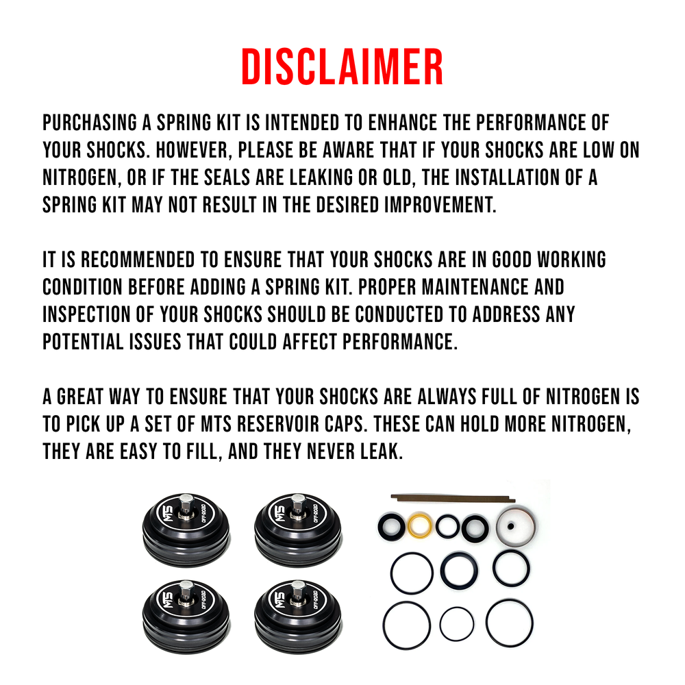 
                      
                        MTS Offroad Can-Am Maverick R Spring Kit
                      
                    