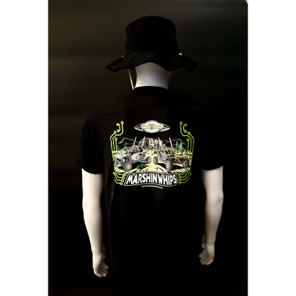 Marshin Whips Black & Green UFO T-Shirt
