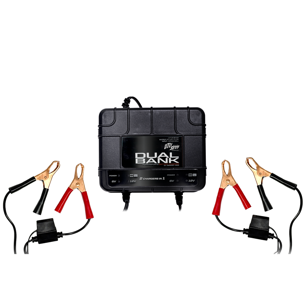 
                      
                        Dual-Bank Battery Charger / Maintainer | UTVS-BCM2
                      
                    