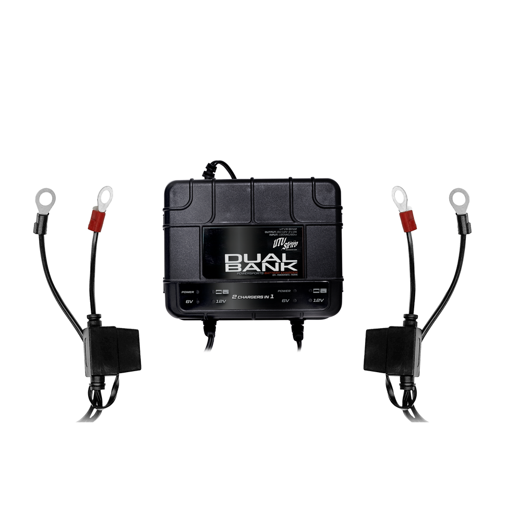 
                      
                        Dual-Bank Battery Charger / Maintainer | UTVS-BCM2
                      
                    
