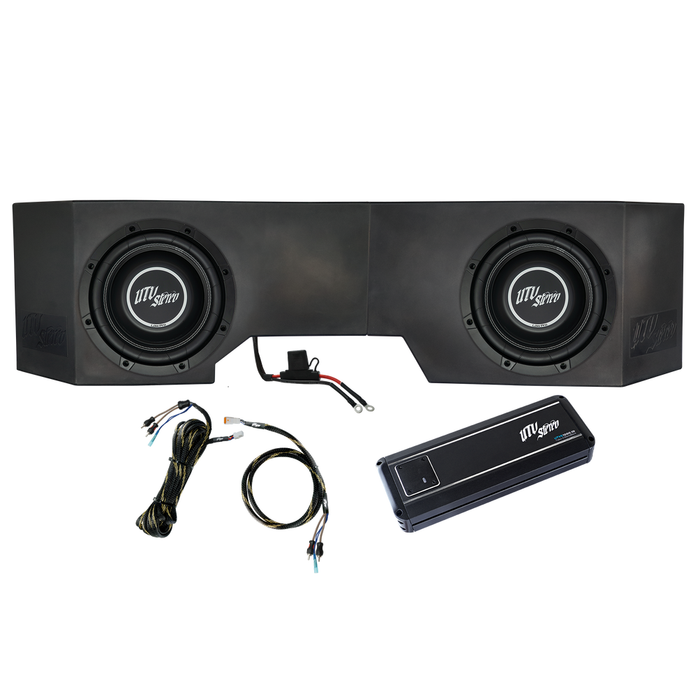 
                      
                        Can-Am® Defender 1000W Dual 10" Subwoofer Kit | UTVS-DEF-SUB-1000-2
                      
                    