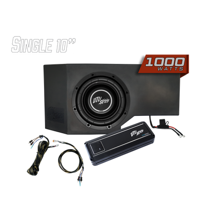Can-Am® Defender 1000W Single Passenger Side 10" Subwoofer Kit | UTVS-DEF-SUB-1000-PASS