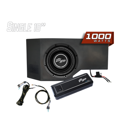 Can-Am® Defender 1000W Single Passenger Side 10" Subwoofer Kit | UTVS-DEF-SUB-1000-PASS