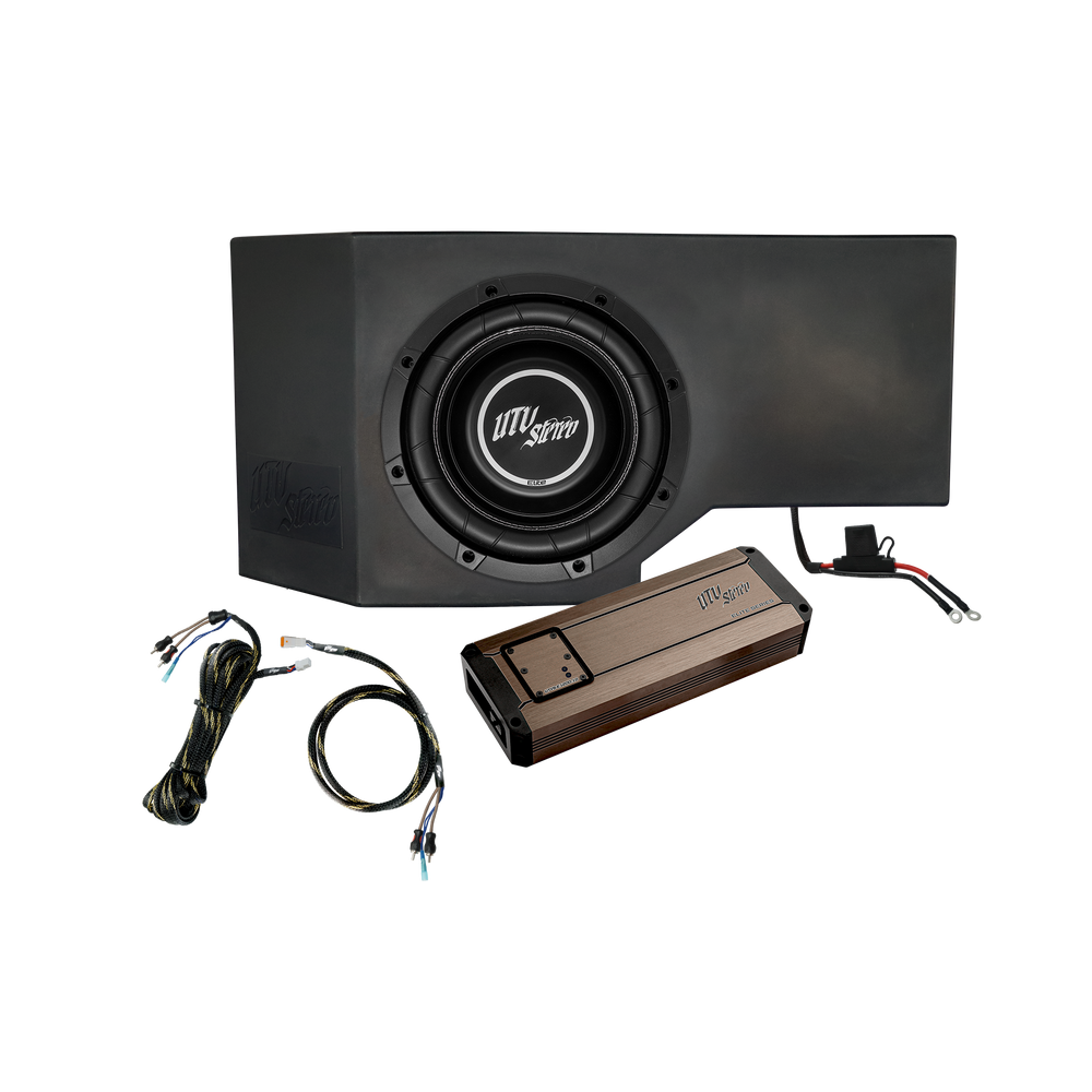 
                      
                        Can-Am® Defender 1200W Single Passenger Side 10" Subwoofer Kit  | UTVS-DEF-SUB-1200-PASS
                      
                    