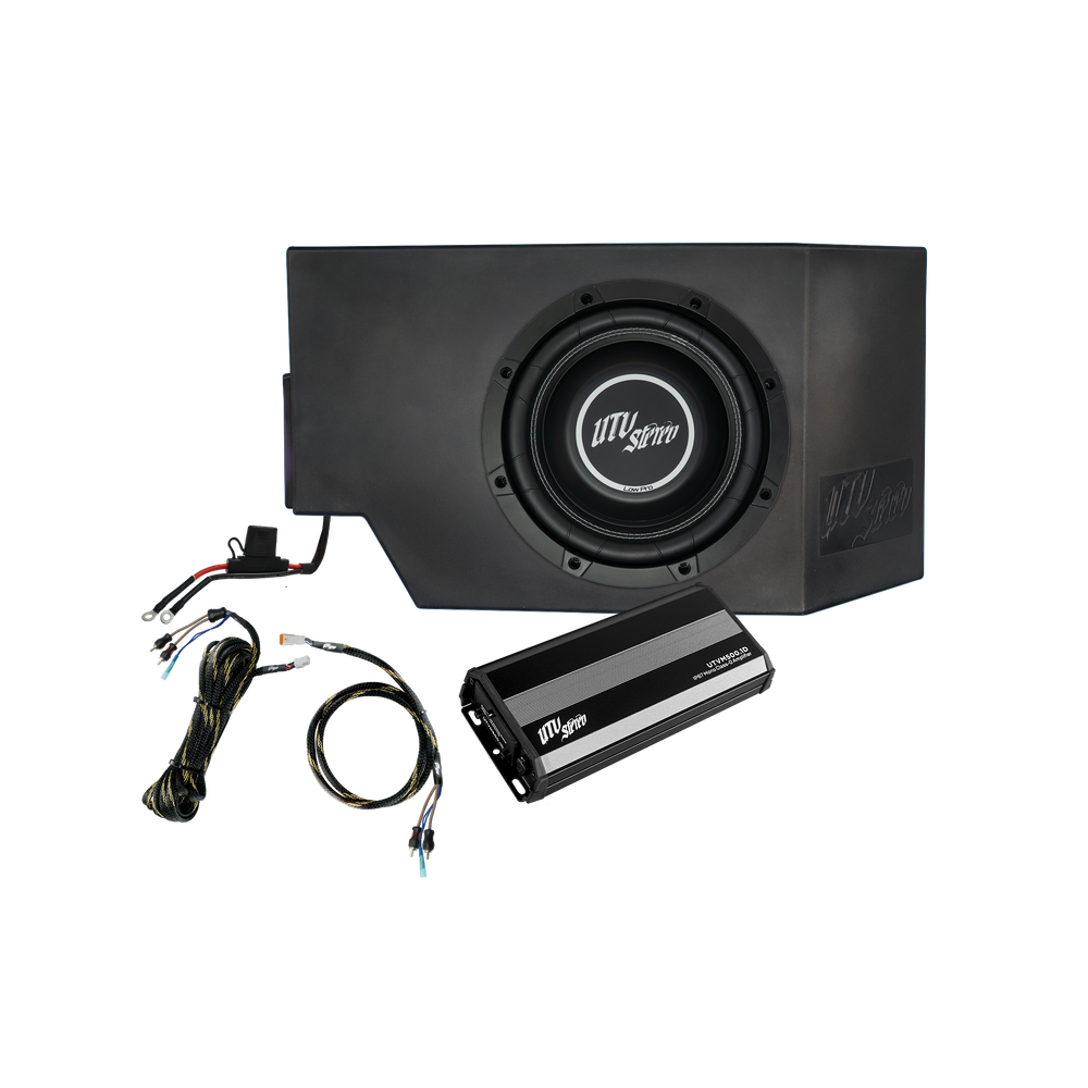 
                      
                        Can-Am® Defender 500W Single Driver Side 10" Subwoofer Kit | UTVS-DEF-SUB-500-DRIVER
                      
                    