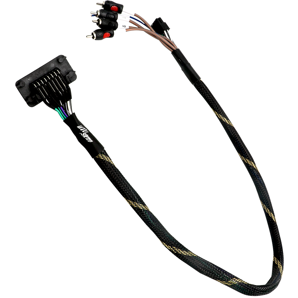 
                      
                        RZR® Pro Series Ride Command Front & Rear RCA Output + Speaker Wire & Remote | UTVS-PRO-RC-RCA-OUT
                      
                    