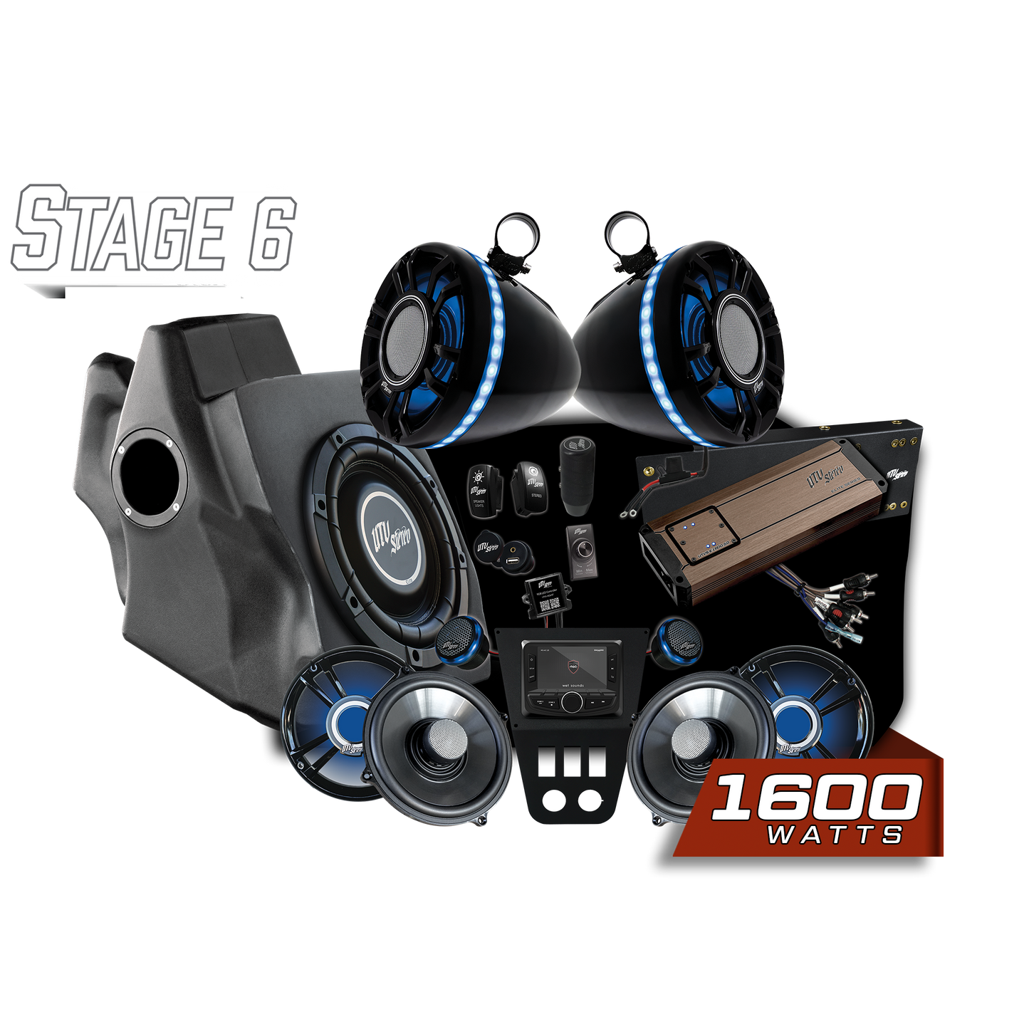 RZR® Pro Series Elite Stage 6 Stereo Kit | UTVS-PRO-S6-E