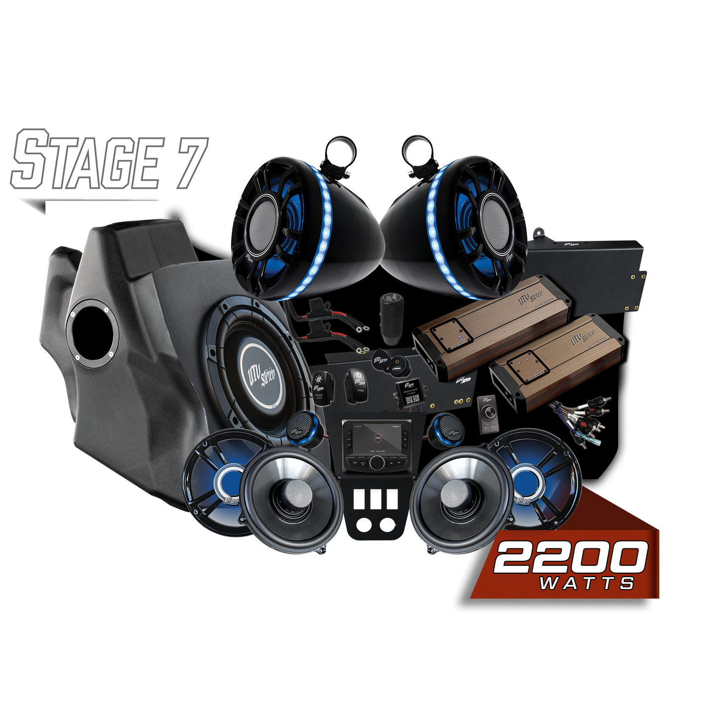 RZR® Pro Series Elite Stage 7 Stereo Kit | UTVS-PRO-S7-E