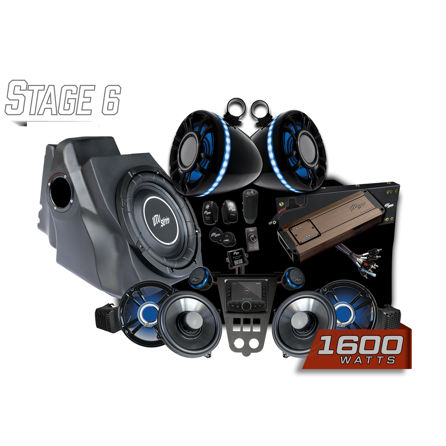 2025+ RZR® Pro Series Elite Stage 6 Stereo Kit | UTVS-PRO2-S6-E
