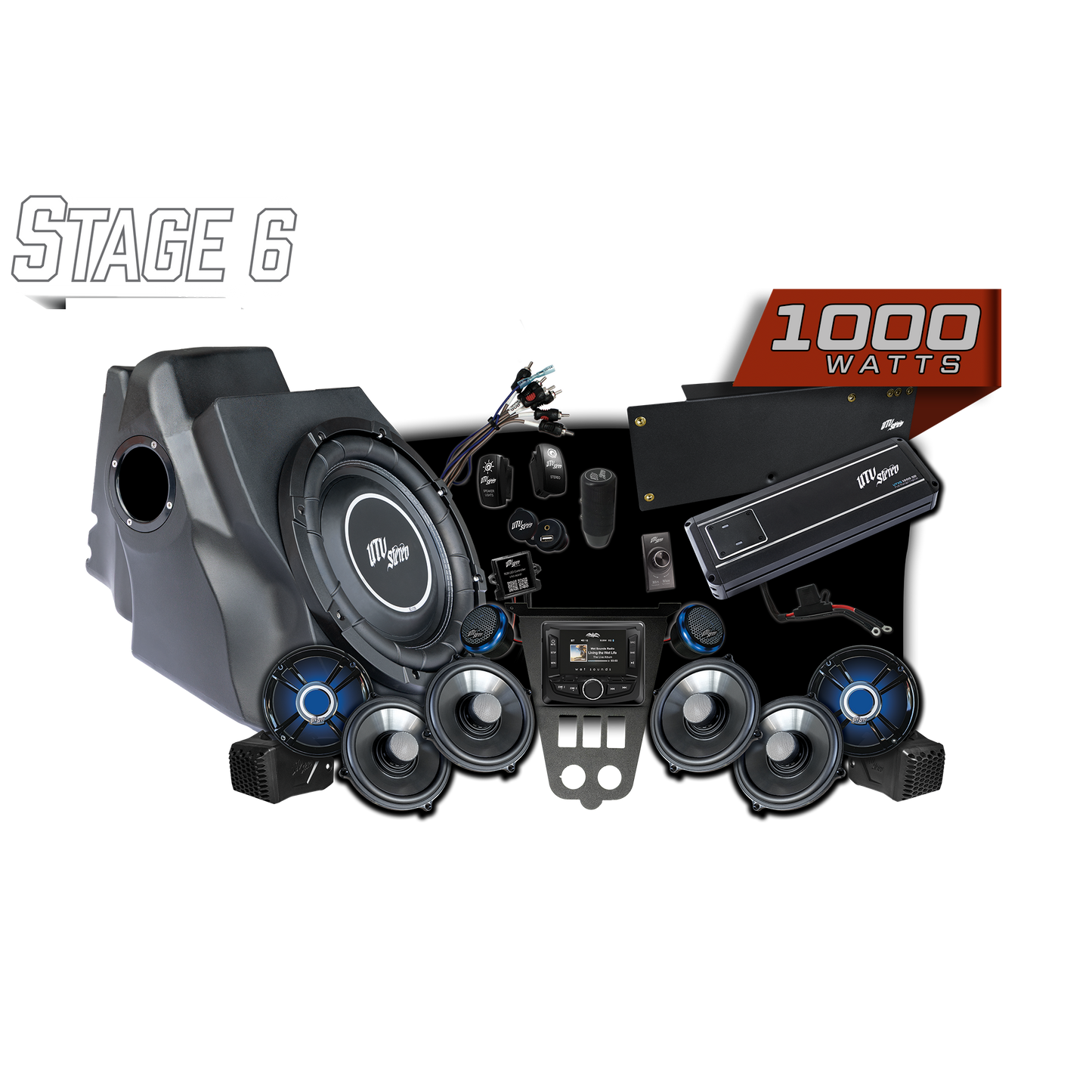 2025+ RZR® Pro Series Signature Stage 6 Stereo Kit | UTVS-PRO2-S6-S