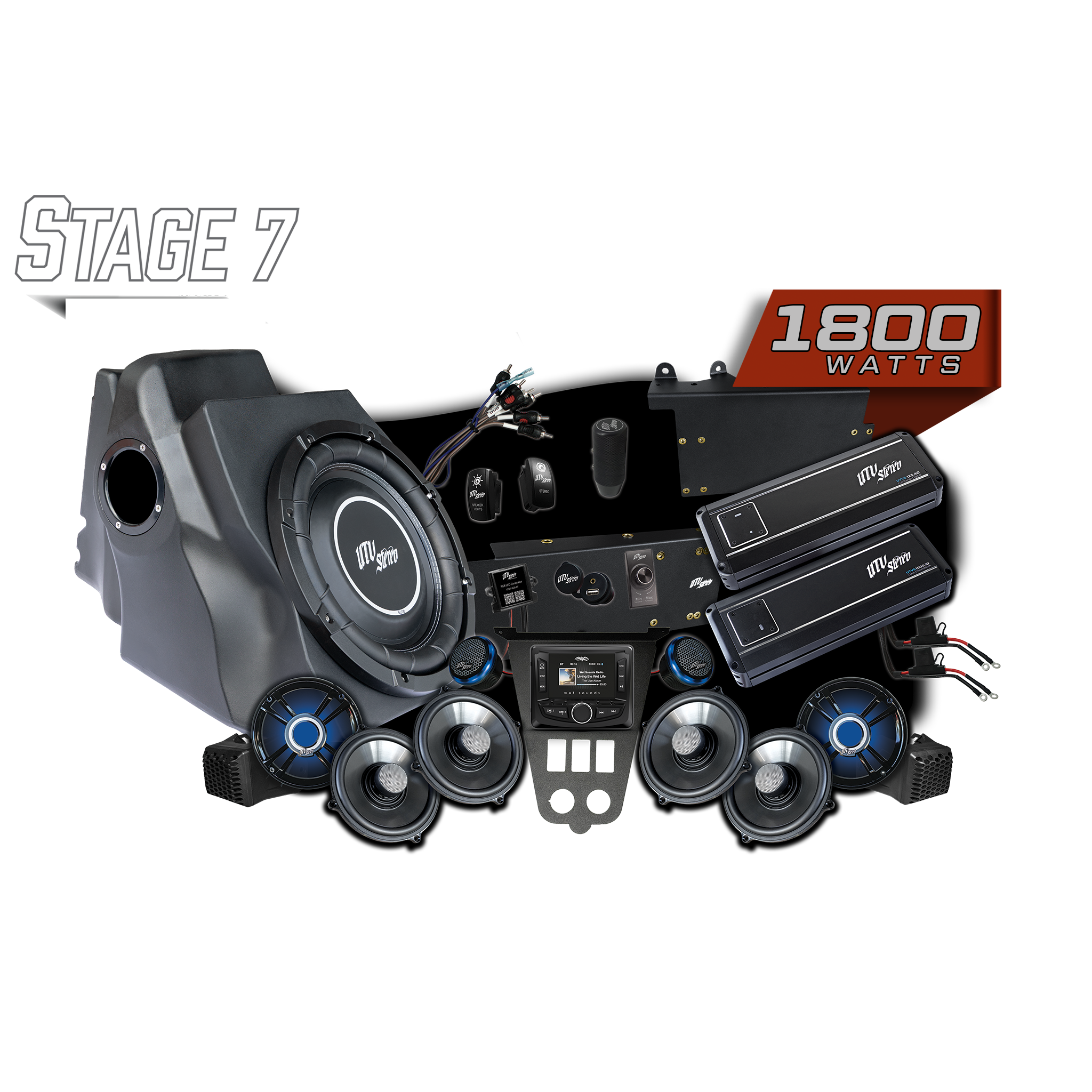 Custom Rzr Stereo 2025+ Polaris RZR Stage 7 Stereo Kit | Pro Series - Signature | UTV Stereo