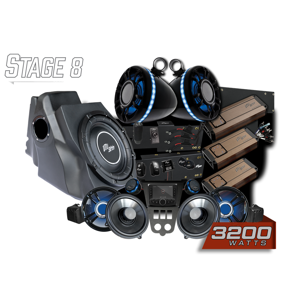 2025+ RZR® Pro Series Elite Stage 8 Stereo Kit | UTVS-PRO2-S8-E
