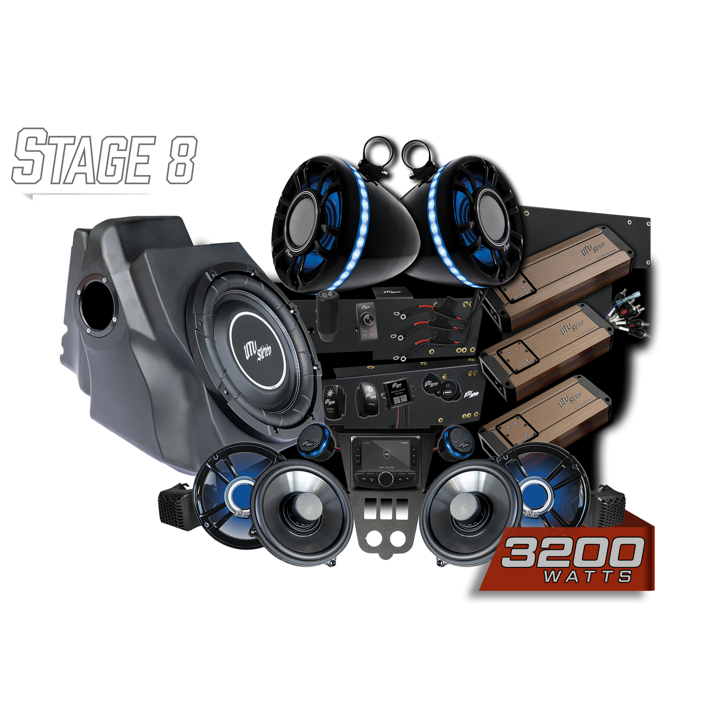 2025+ RZR® Pro Series Elite Stage 8 Stereo Kit | UTVS-PRO2-S8-E