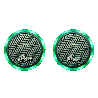 Pro Series 1" Tweeter w/ Built In RGB LED (Pair) | UTVS-PTW