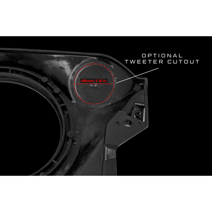 Can-Am® Maverick R 6.5" Dash Panel Speaker Mounts | UTVS-R-DP65