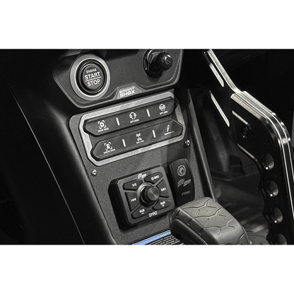 Maverick R Head Unit Mount Kit w/ Bass Knob | UTVS-R-HUMT-KIT-BASS-KNOB