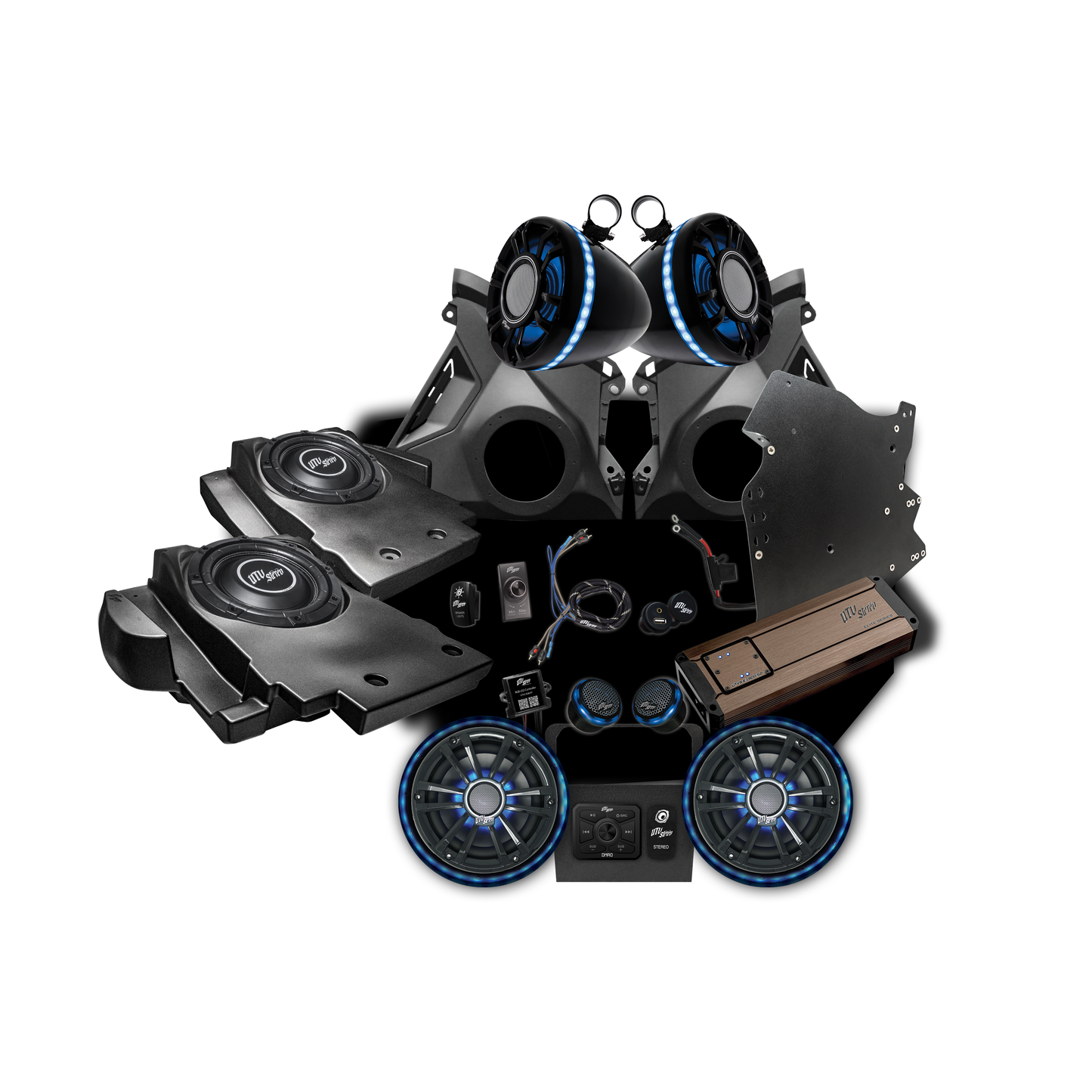 Can-Am® Maverick R Elite Series Stage 6 Stereo Kit | UTVS-R-S6-E