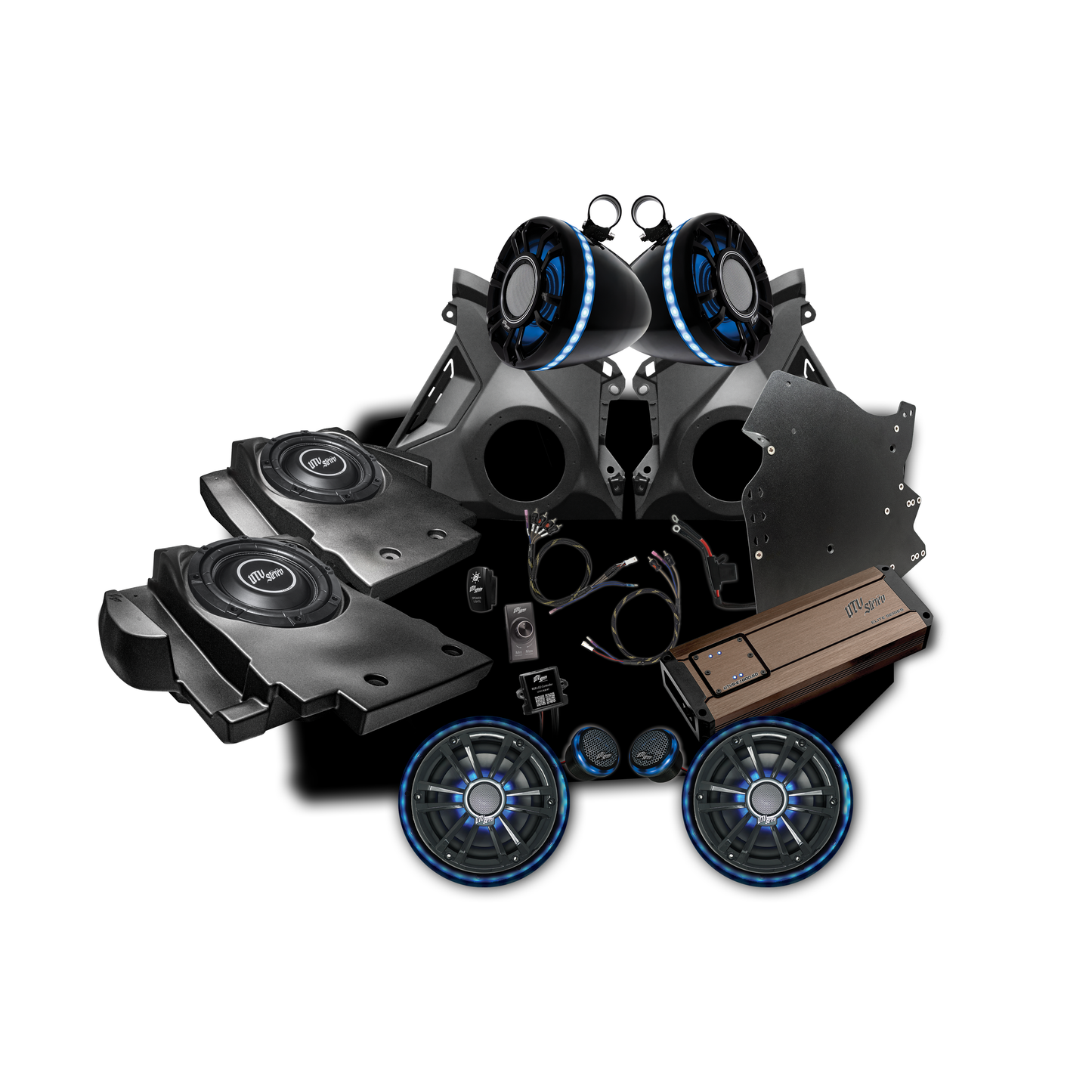 Can-Am® Maverick R BRP GO! Elite Series Stage 6 Stereo Kit | UTVS-R-S6-E-GO