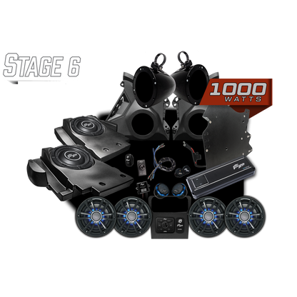 Can-Am® Maverick R Signature Series Stage 6 Stereo Kit | UTVS-R-S6-S