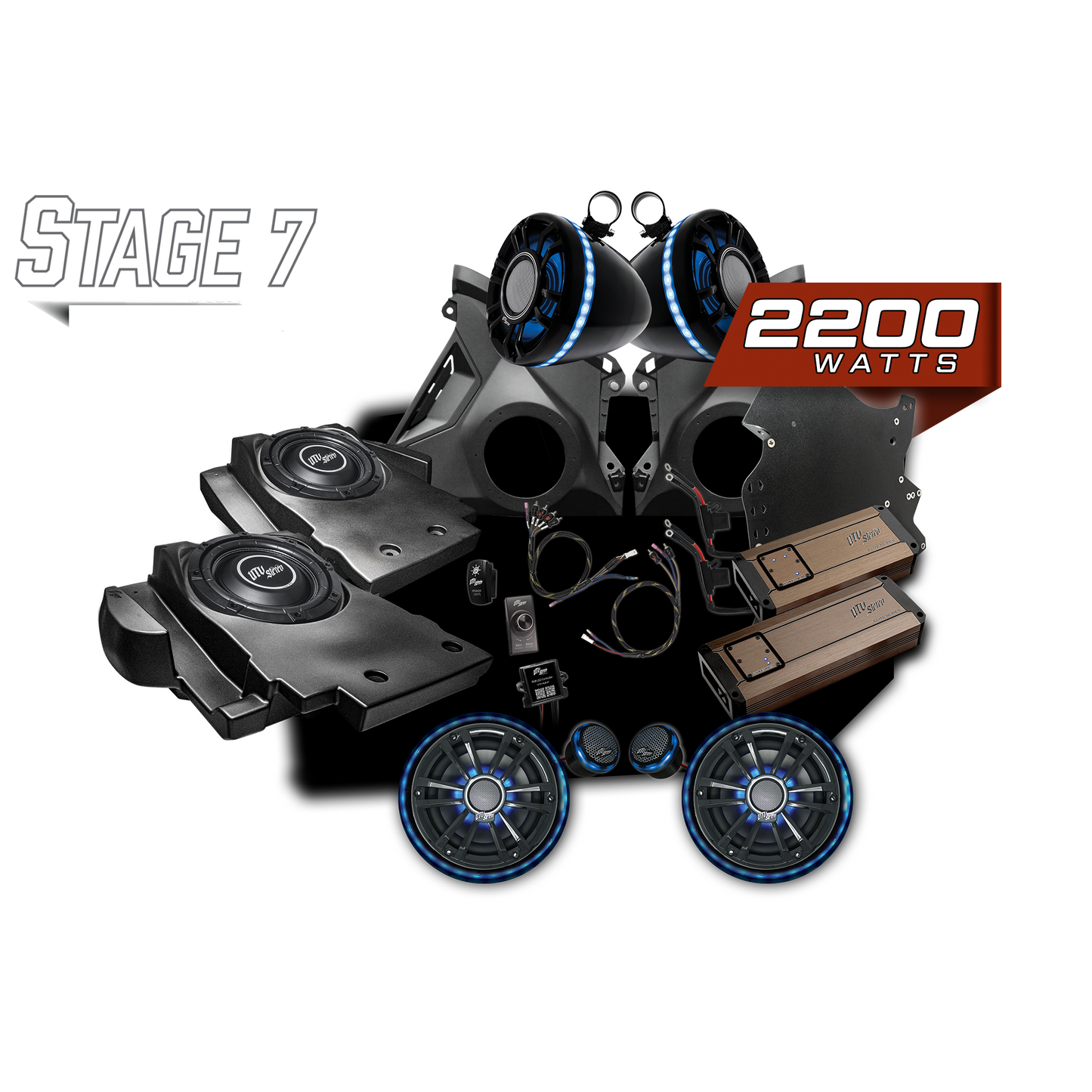 Can-Am® Maverick R BRP GO! Elite Series Stage 7 Stereo Kit | UTVS-R-S7-E-GO
