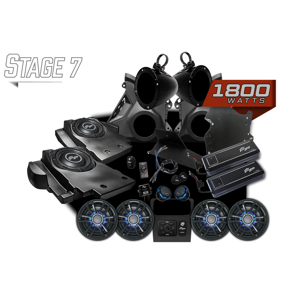 Can-Am® Maverick R Signature Series Stage 7 Stereo Kit | UTVS-R-S7-S