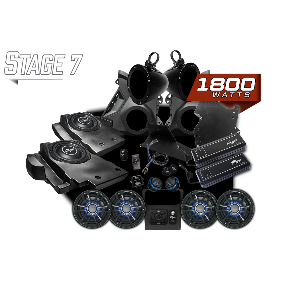 Can-Am® Maverick R Signature Series Stage 7 Stereo Kit | UTVS-R-S7-S