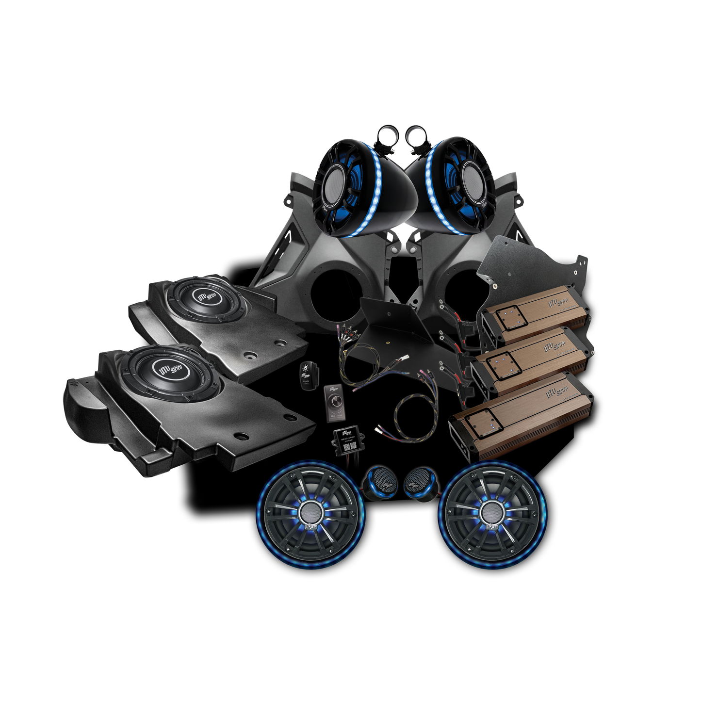 Can-Am® Maverick R BRP GO! Elite Series Stage 8 Stereo Kit | UTVS-R-S8-E-GO