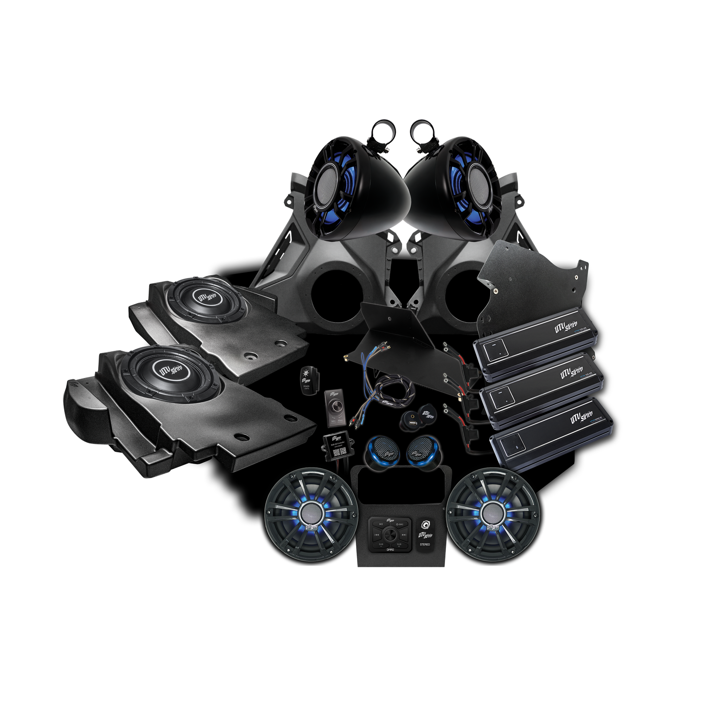 Can-Am® Maverick R Signature Series Stage 8 Stereo Kit | UTVS-R-S8-S