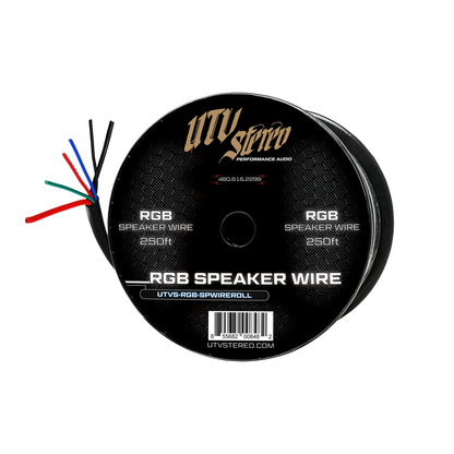 6 Conductor RGB Speaker Wire - 50' | UTVS-RGB-SPWIRE-50