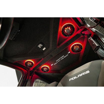 Polaris® Ranger 1500 Rear Overhead Speaker Adapters (Pair) | UTVS-RNG-OSA-REAR