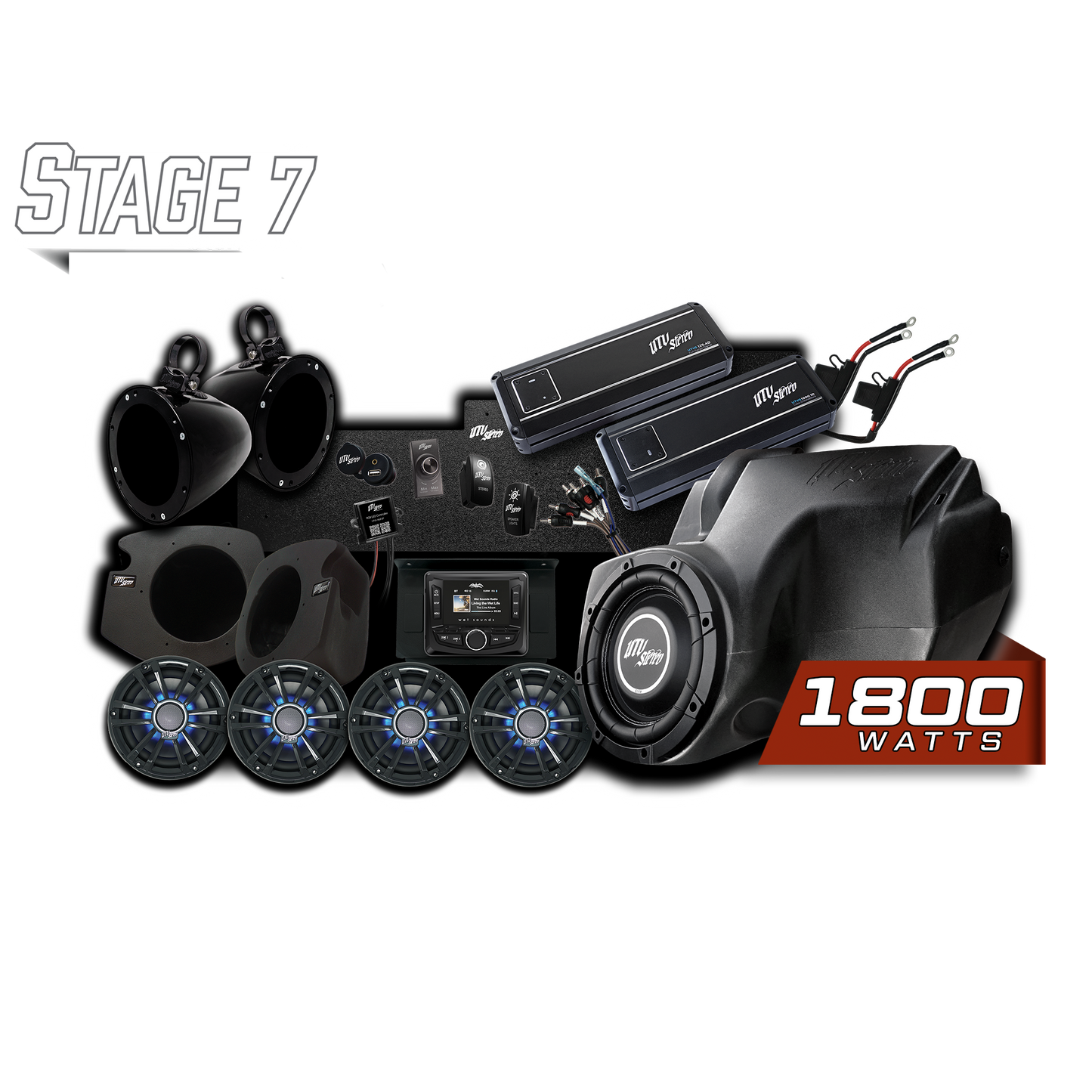 RZR® Signature Series Stage 7 Stereo Kit | UTVS-RZR-S7-S