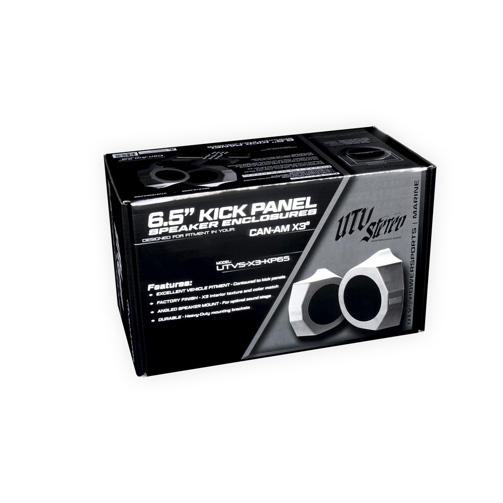 
                      
                        Can-Am® X3 6.5" Kick Panel Speaker Enclosures | UTVS-X3-KP65
                      
                    