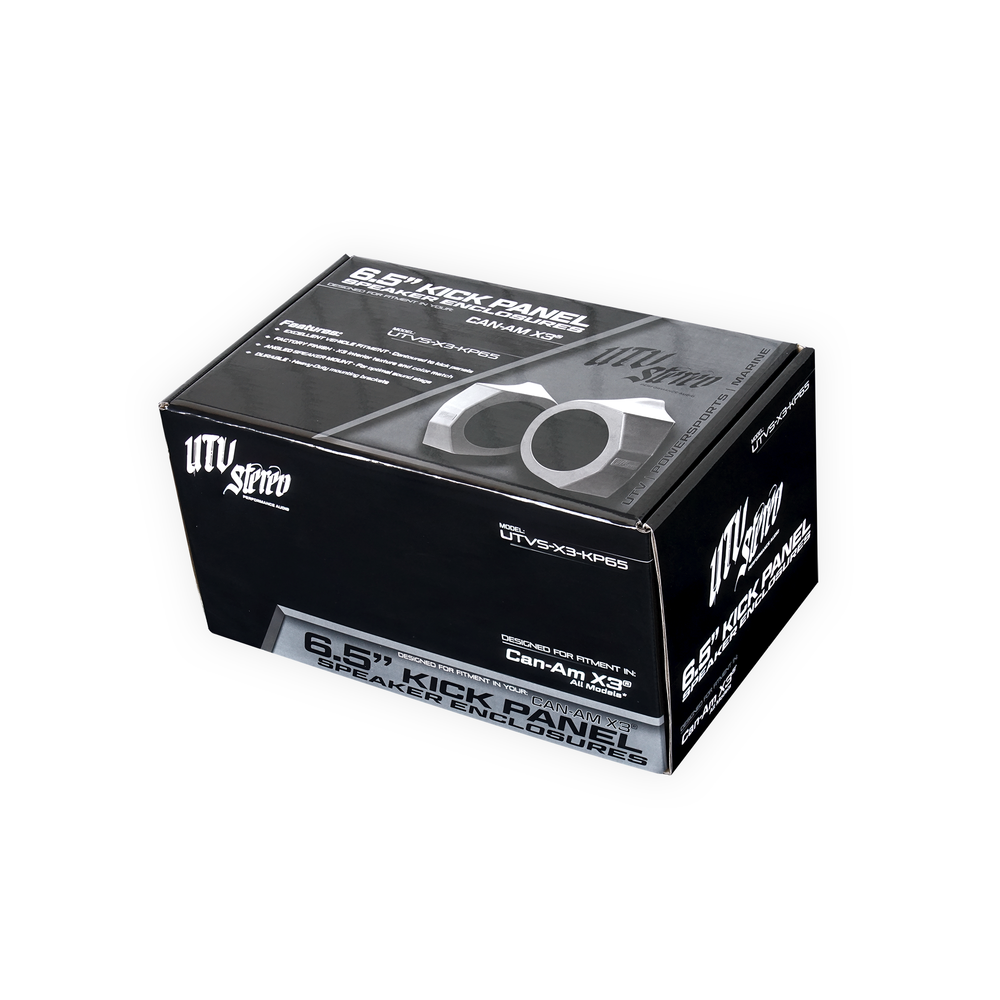 
                      
                        Can-Am® X3 6.5" Kick Panel Speaker Enclosures | UTVS-X3-KP65
                      
                    
