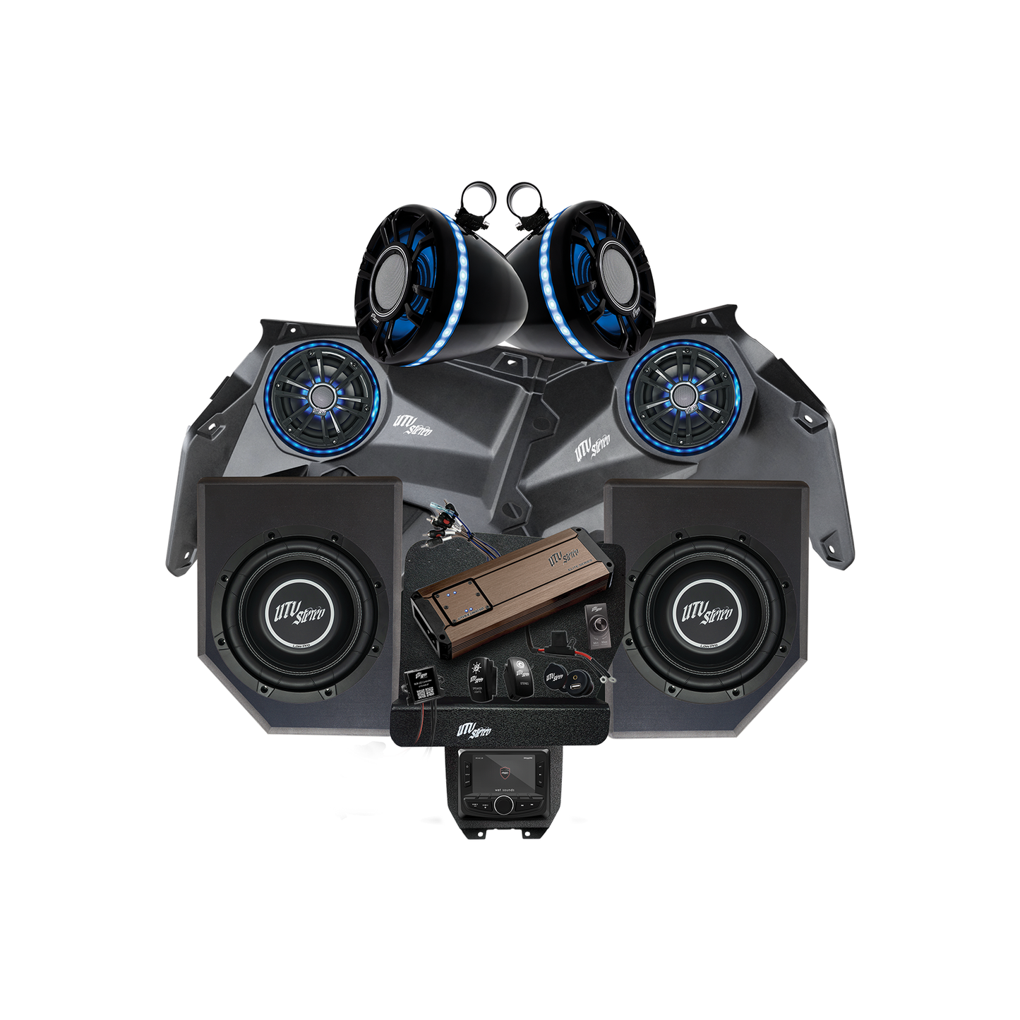 Can-Am® X3 Elite Series Stage 6 Stereo Kit | UTVS-X3-S6-E