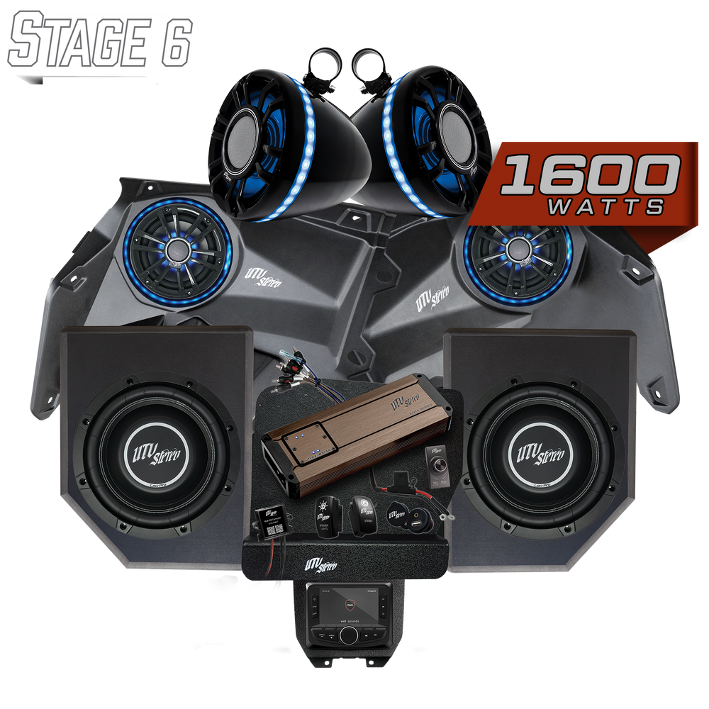 Can-Am® X3 Elite Series Stage 6 Stereo Kit | UTVS-X3-S6-E