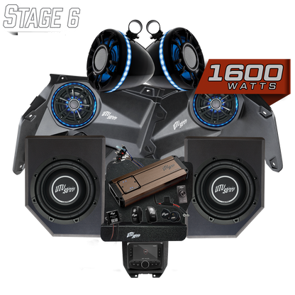 Can-Am® X3 Elite Series Stage 6 Stereo Kit | UTVS-X3-S6-E