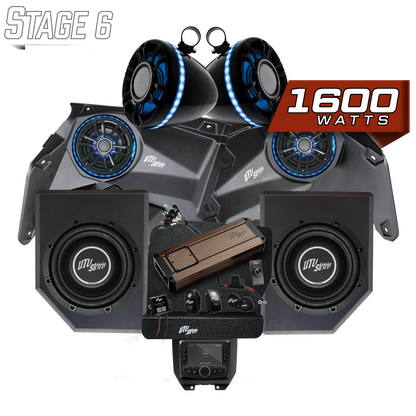 Can-Am® X3 Elite Series Stage 6 Stereo Kit | UTVS-X3-S6-E