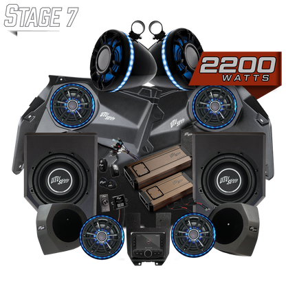 Can-Am® X3 Elite Series Stage 7 Stereo Kit | UTVS-X3-S7-E