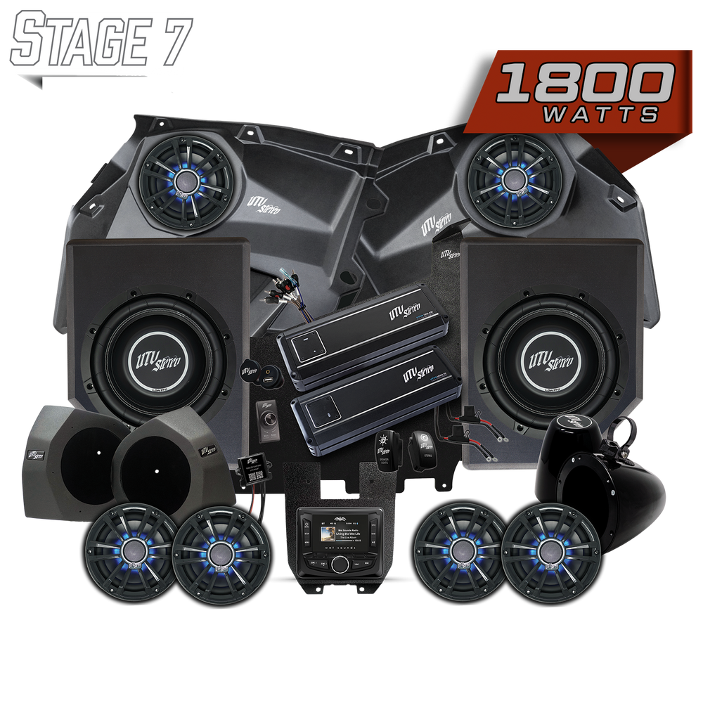 Can-Am® X3 Signature Series Stage 7 Stereo Kit | UTVS-X3-S7-S