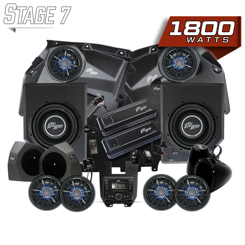 Can-Am® X3 Signature Series Stage 7 Stereo Kit | UTVS-X3-S7-S
